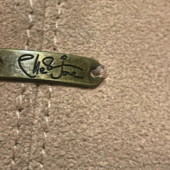 Tan suede Crossbody Bag with Tassel Accent - Picture 10 of 16